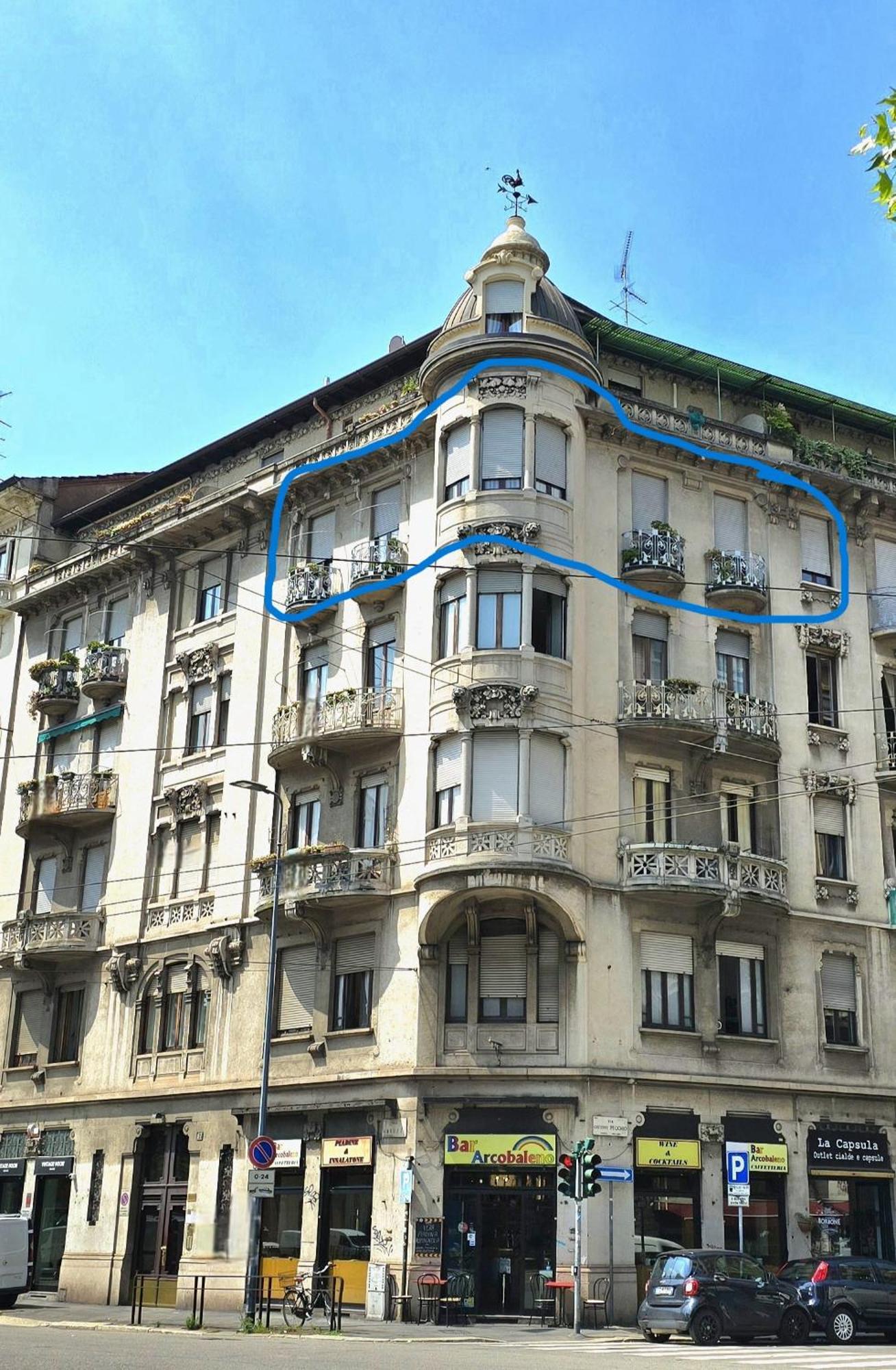 Homegallery - Elegante Appartamento Milanese エクステリア 写真